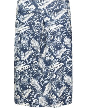 Mountain Warehouse 'Waterfront' Jersey Skirt Breathable Stylish Summer Outfit Cotton - Blue