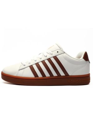 K-swiss Court Tiebreak Ii Leather Trainers - Black
