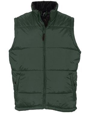 Sol's Warm Padded Bodywarmer Jacket (Forest) - Green