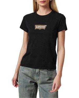 Levi's Grafisch Print T-Shirt - Zwart