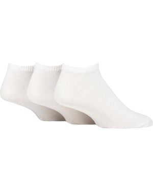 SOCKSHOP TORE 3 Pack Plain Sports Trainer Socks - White