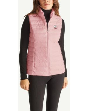 J.O.T.T Seda High Neck Down Gilet - Pink