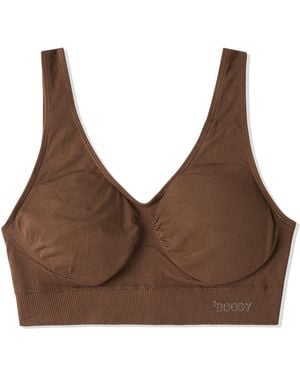 Boody Organic Bamboo Padded Shaper Bra - Brown