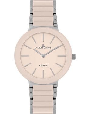 Jacques Lemans 42-7X Ladies Monaco Watch - Natural