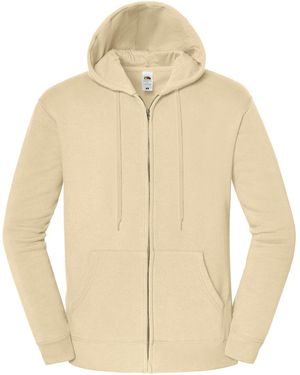 Fruit Of The Loom Iconic Premium Hooded Jacket (Desert) - Natural