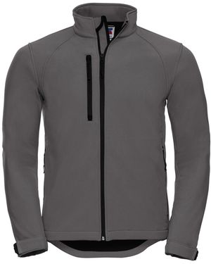 Russell Water Resistant & Windproof Softshell Jacket (Titanium) - Grey