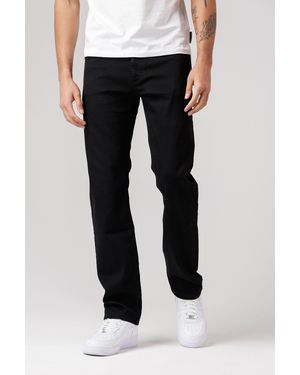 French Connection Cotton Straight Leg Stretch Denim Jeans - Black