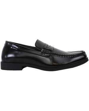 Ben Sherman Spring 2 Boat Shoes Leather - Black