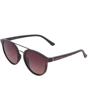 Privé Revaux Accessories Prive R The Texan Round Full Rim Sunglasses - Brown