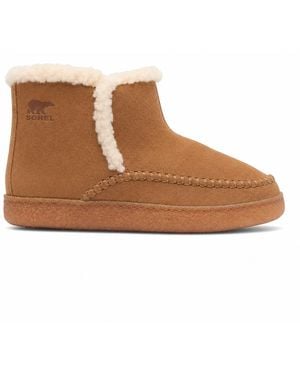 Sorel Nakiska Iii Bootie Slipper Boots Velvet - Brown
