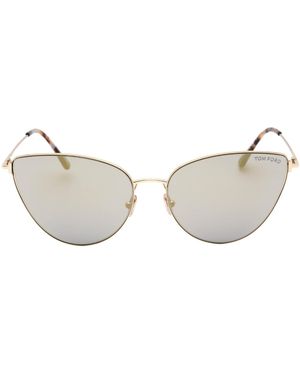 Tom Ford Ft1005 28B Anais-02 Shiny Sunglasses Metal - Metallic