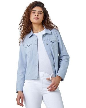 Roman Stretch Pocket Detail Jacket - Blue