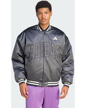 adidas Originals Stadium Insulated Bomber Jacket - Grey