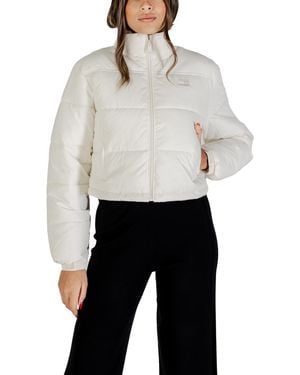 Tommy Hilfiger Padded Cropped Jacket - White