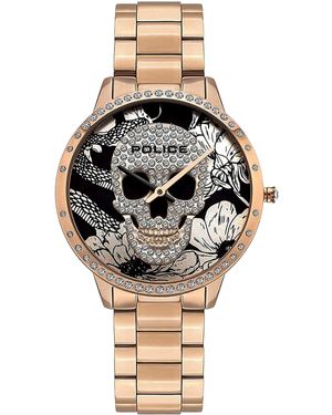 Police Ladies Watch Quartz Stainless Steel - Metallic