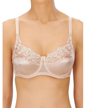 Naturana Full Cup Satin Bra - White