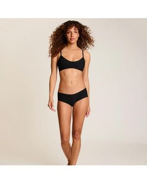 Commando Invisible Rib Bikini Hree Pack - Black