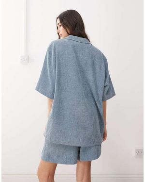 Reclaimed Vintage Cord Shirt - Blue