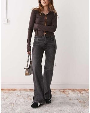 Miss Sixty Flared Denim Jeans - Natural