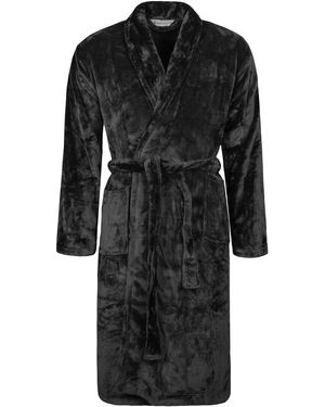 Heat Holders Soft Warm Dressing Gown - Black