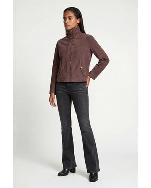 Weston Sasha Suede Jacket - Brown