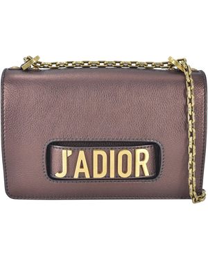 Dior Ja Crossbody Metallic Leather - Purple