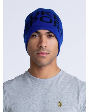 Luke 1977 Den Reversible Beanie - Blue
