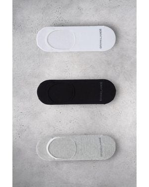 Grimelange 3-Pack Thin Crew Socks - Grey