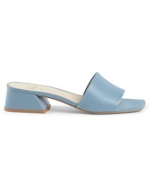 Versace 19.69 Abbigliamento Sportivo 19V69 Sandal Light Neper Nappa Basalt - Blue