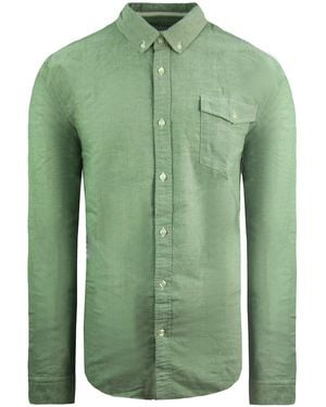 Scotch & Soda Regular Fit Shirt Cotton - Green