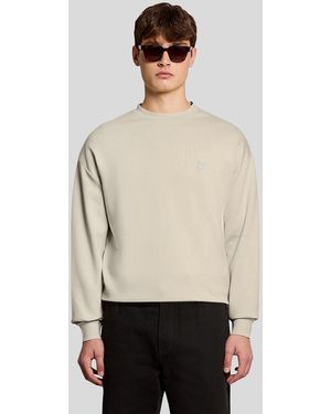Lyle & Scott Relaxed Crew Neck Sweatshirt - Natural