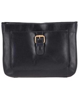 Ashwood Leather Vegetable Tanned Small Real Shoulder Bag - Black