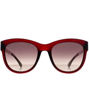 Seksy Cat Eye Transparant Burgundy Smoke Gradient N2807 Voor - Bruin