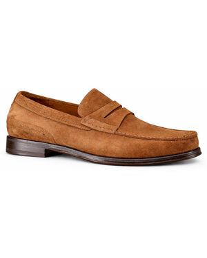 Jeffery West Hunt 'The Idler' Handstitched Moccasin - Brown
