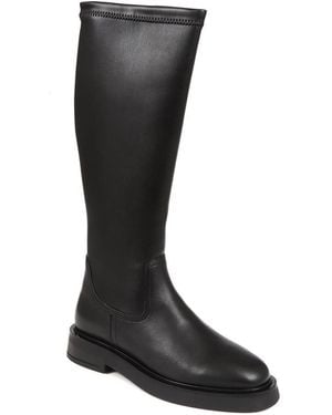 Jones Bootmaker Lauretta Leather Knee High Boots - Black