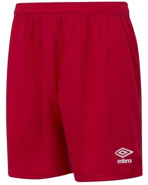 Umbro Club Shorts (Vermillion) - Red