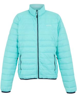 Regatta Ladies Hillpack Ii Insulated Padded Jacket (Aruba/Icy Morn) - Blue