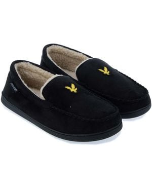 Lyle & Scott Pantoffels Lyle And Scott Aspen In Zwart - Blauw