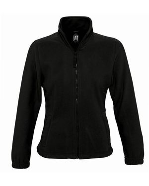 Sol's Ladies North Full Zip Fleece Jacket - Black