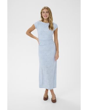 Saint Tropez Jersey Jurk Rachavsz Jersey Jurk Fitted - Blauw