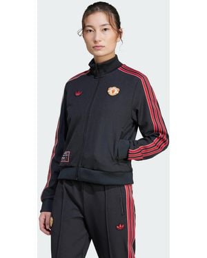 adidas Originals Manchester United Terrace Icons Track Top - Blue
