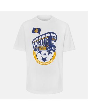 adidas Real Logo Print Competition T-Shirt - Blue