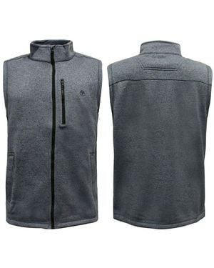 Timberland Zip Up Sleeveless Bodywarmer Gilet 7600J 912 Cotton - Grey