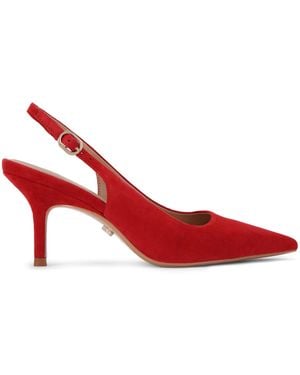 Carvela Kurt Geiger Suede Spirited Heels - Red
