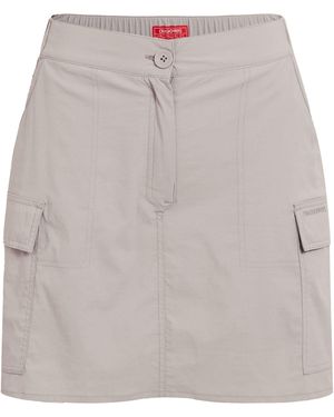 Craghoppers Ladies Nosilife Pro Cargo Skirt (Soft Mushroom) - Grey