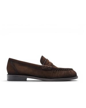 Tamaris Leather Loafer Casual Shoes - Brown