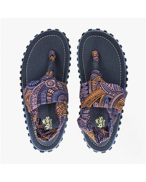 Gumbies Slingback Sandals Aztec - Blue