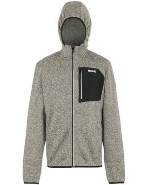 Regatta Newhill Marl Full Zip Fleece Jacket (Abbeystone) - Grey