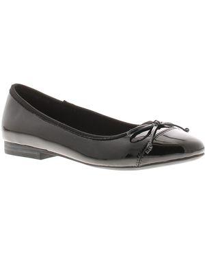 Comfisole School Shoes Tess Slip On Patent - Black