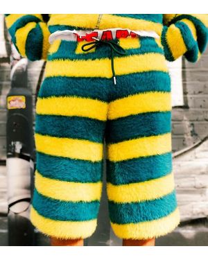 Labelrail X Olibrom Fluffy Longline Shorts - Yellow